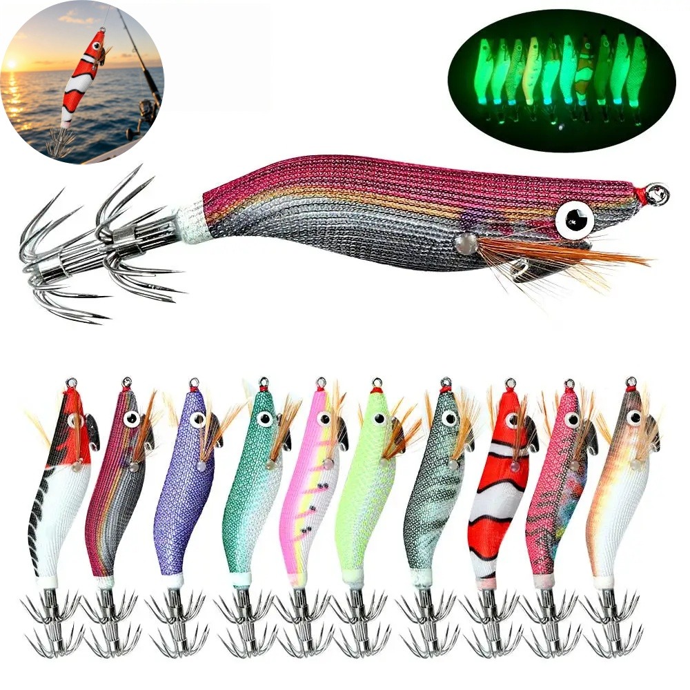 Luminous Squid Jig Lure Artifi - огляд і ціна Fishing Lure Jig