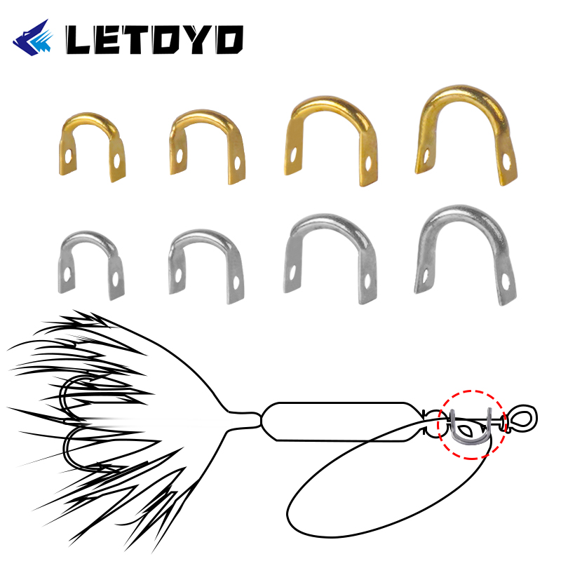 LETOYO 100pcs Folded Clevises  - огляд і ціна Fishing Lure Spinnerbait